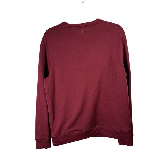 No Bull Maroon Sweatshirt Crewneck Crossfit Gym Workout Athletic Womens Large - Picture 6 of 6